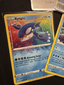 Pokemon Card Lot 6 Holos SWSH Promo , Amazing Rares, Kyogre & Cosmos Holo - Image 5