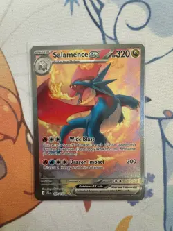 Pokemon TCG Salamence EX Dragon Card 187/159 Journey Together NM - Image 1