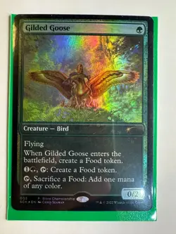 MTG SCH Gilded Goose - Game Day & Store Championship Promos (GAME) FOIL 005 NM/M - Image 1