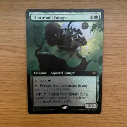 MTG - Thornvault Forager - *FOIL* - (BLB #364) - (Extended Art) Bloomburrow - NM - Image 1