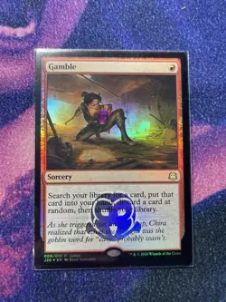 Gamble - Judge Foil Promo - MTG - Near Mint, Magic the Gathering - Image 1