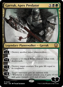 Garruk, Apex Predator #262 | Near Mint | Modern Horizons 3 Commander Magic MTG - Image 1