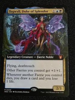 Tegwyll, Duke of Splendor (Extended Art) Commander: Wilds of Eldraine Regular - Image 1