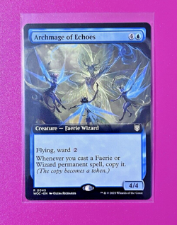 Archmage of Echoes (Extended Art) Commander: Wilds of Eldraine Regular - Image 1