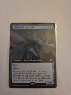 Malleable Impostor (Extended Art) Commander: Wilds of Eldraine Regular - Image 1