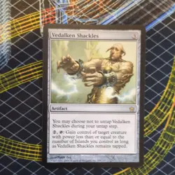 Vedalken Shackles LP Fifth Dawn Rare MTG - Image 1