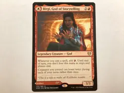 MTG Kaldheim BIRGI, GOD OF STORYTELLING/HARNFEL, HORN OF BOUNTY NM (BIN) - Image 1