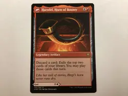 MTG Kaldheim BIRGI, GOD OF STORYTELLING/HARNFEL, HORN OF BOUNTY NM (BIN) - Image 2