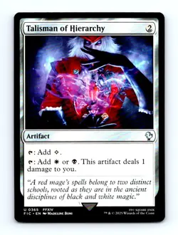 #365 2025 Final Fantasy Commander ^ Talisman of Hierarchy Uncommon - Image 1