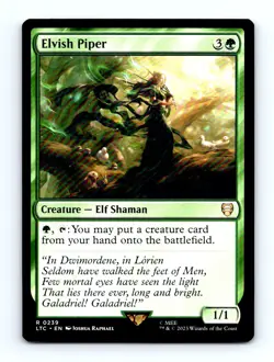 #239 2023 Tales of Middle-earth Commander LTC Elvish Piper Rare - Image 1