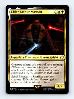 #102 2024 Fallout PIP ) Elder Arthur Maxson Commander RARE - Image 1