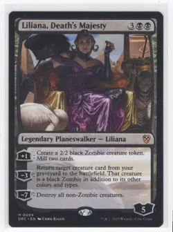 #94 2025 Aetherdrift Commander Liliana, Death's Majesty Mythic - Image 1
