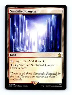 #309 2023 Doctor Who | Sunbaked Canyon Rare - Image 1