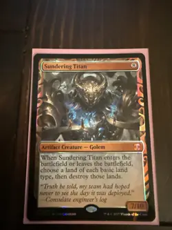 Sundering Titan Masterpiece Series: Kaladesh Inventions Foil - Image 1