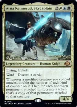 Arna Kennerud, Skycaptain (Foil) Modern Horizons 3 - Magic MTG NM - Image 1