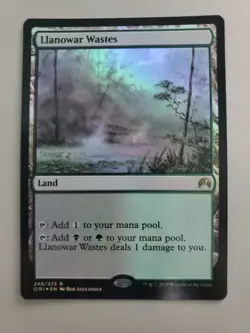 MTG Llanowar Wastes Magic Origins Foil Rare - Image 1