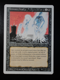 Animate Dead Revised Edition LP Lightly Played MTG Magic the Gathering - Image 1