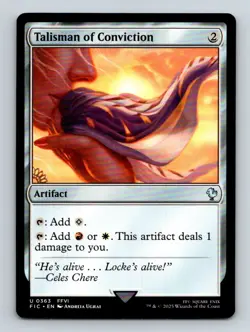 #363 Talisman of Conviction 2025 Final Fantasy Commander ~ Uncommon - Image 1