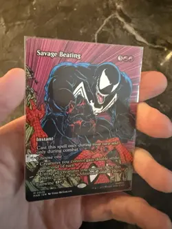 Savage Beating (Borderless) Marvel Eternal-Legal Regular - Image 1