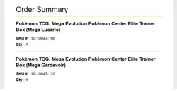 SHIPPED ✅ Pokemon Center ETB Mega Evolution Lucario & Gardevoir Box Set of 2 - Image 2