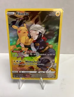 Pokemon TCG - Pikachu #TG05/TG30 Lost Origin Trainer Gallery Holo (NM-M) - Image 4