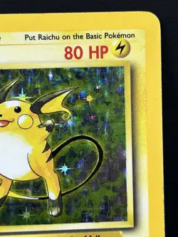 Raichu 014/102 Holo Rare Pokemon Base Set 1999 Near Mint - Image 3
