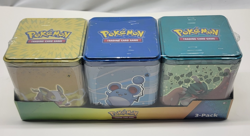 Pokemon TCG Costco Stacking 3 Tins Evolving Skies Fusion Strike Brilliant Stars - Image 2