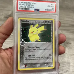 2006 Pokemon EX Pikachu 93/92 HOLO Legend Maker Secret Rare - PSA 8.5 - Image 1