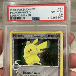 2006 Pokemon EX Pikachu 93/92 HOLO Legend Maker Secret Rare - PSA 8.5 - Image 2