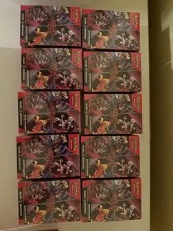 Pokemon TCG Scarlet & Violet Destined Rivals Booster Bundle Lot Of 10 Sealed QTY - Image 1
