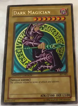 Yu-Gi-Oh! Dark Magician BPT-001 Secret Rare Limited NM - Image 1