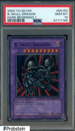 2004 Yu-Gi-Oh! Drak Beginning 1 #EN153 B. Skull Dragon PSA 10 GEM MINT - Image 1
