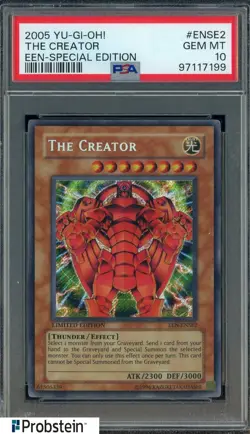 2005 YU-GI-OH! ELEMENTAL ENERGY SPECIAL EDITION #ENSE2 THE CREATOR EEN PSA10 - Image 1