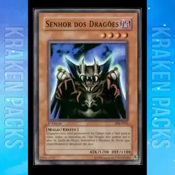 YUGIOH Lord of D. PACK FRESH 1st Edition NM - DIK-P041 (SDK) Portuguese - Image 1