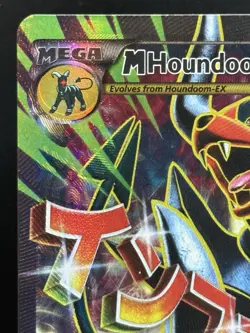 Pokemon TCG M Houndoom EX Full Art 154/162 XY Breakthrough Holo Card - Image 3