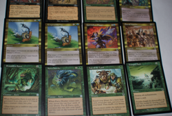 MTG 12x apocalypse planeshift green gold border magic card lot MP - Image 3