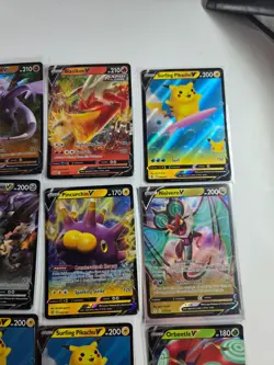 Pokemon V Card Lot 25 Ultra Rare Holo - Surfing Pikachu, Tyranitar, Blaziken - Image 4