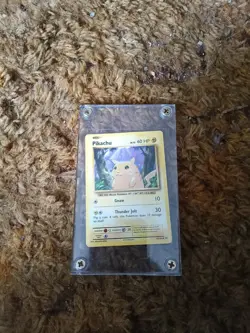Framed Pikachu Pokemon Card - Image 1