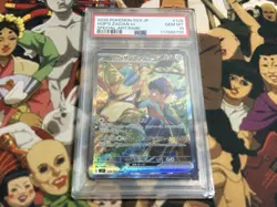 Pops Zacian ex SAR 128/100 PSA10 Pokemon Card - Image 1