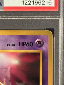 PSA7 Mewtwo Card World Hobby Fair Promo Glossy Old Back Collectible - Image 4
