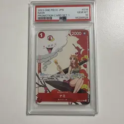 Nami One Piece PSA10 Card Matching Battle Promo Pokemon Trading Card - Image 1