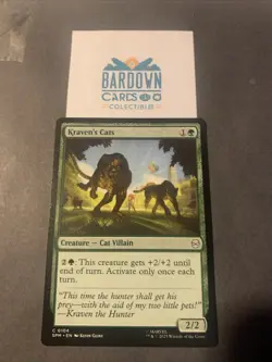 1x Kraven's Cats NM Eng MTG - Marvel's Spider-Man - Image 1