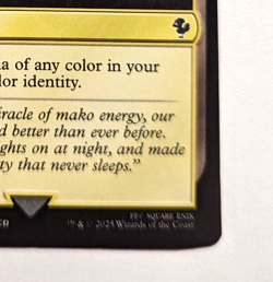 COMMAND TOWER #485 FFVII - MISPRINT / MISCUT - Final Fantasy - MTG Magic - Image 4