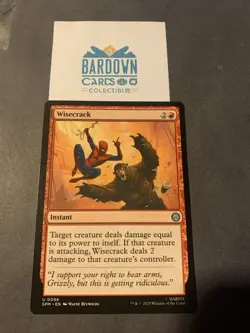 1x Wisecrack NM Eng MTG - Marvel's Spider-Man - Image 1