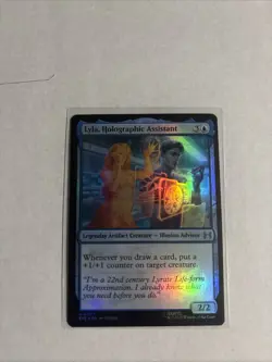 MTG Lyla, Holographic Assistant 0007 (Foil) Spider-Man: Eternal-Legal NM SPE - Image 1
