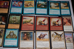 MTG 18x MIRAGE blue red white black magic card lot MP - Image 2