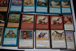 MTG 18x MIRAGE blue red white black magic card lot MP - Image 3