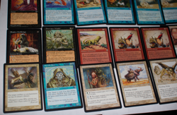 MTG 18x MIRAGE blue red white black magic card lot MP - Image 4