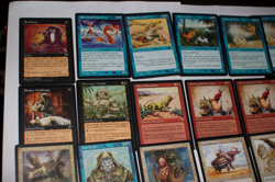MTG 18x MIRAGE blue red white black magic card lot MP - Image 5