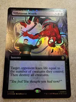 Villainous Wrath - #259 Foil (Extended Art) Marvel's Spider-Man - Mtg - Image 1